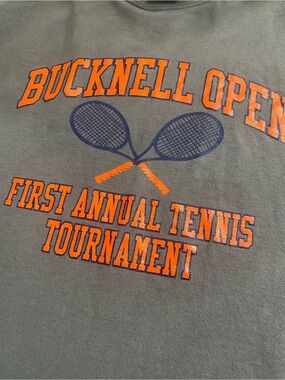 BUCKNELL UNIVERSITY TENNIS TEE Gildan Gray Ultra Cotton T-Shirt